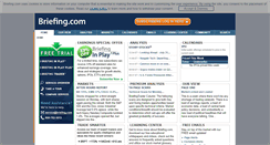 Desktop Screenshot of m.briefing.com