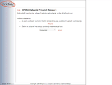 Tablet Screenshot of nadmetanja.briefing.hr